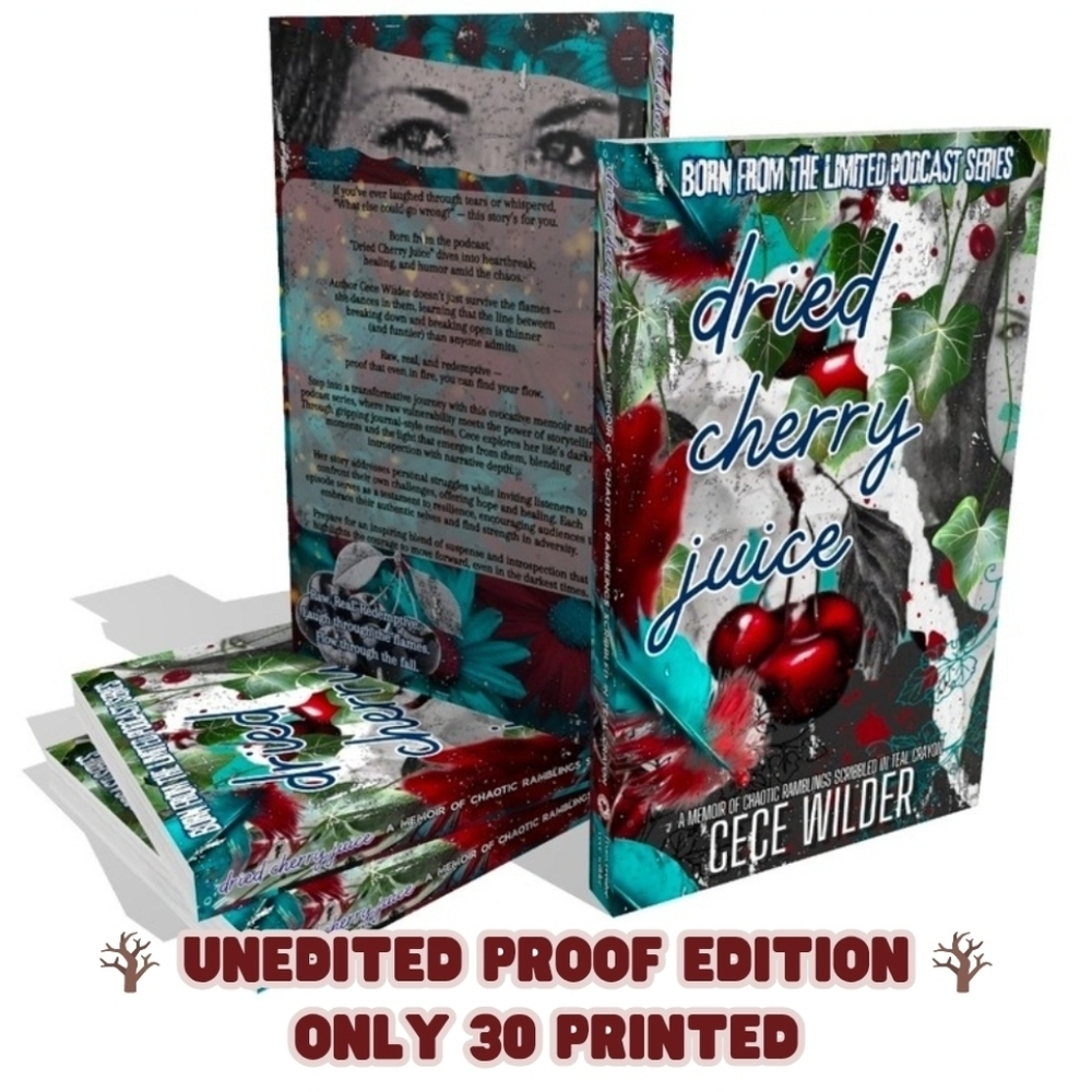 SIGNED BY AUTHOR • Dried Cherry Juice Pod2Pages Book • Official Edition